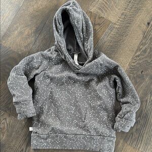 Gray Starry Kids Hoodie